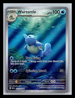 Wartortle 171/165 Illustration Rare 151 Pokemon Holo Near Mint - Image 1
