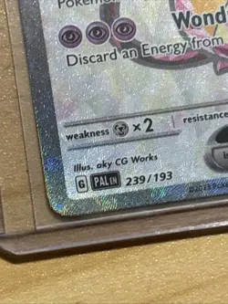 Pokemon TCG Dedenne EX 239/193 Paldea Evolved Full Art Ultra Rare, NM Condition. - Image 5