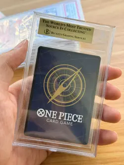 One Piece Card Game Monkey D. Luffy ST01-012 Character Foil JP BGS 10 - Image 2