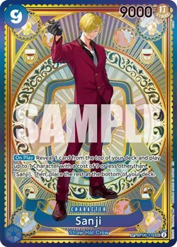 ***FOIL Sanji (SP) A Fist of Divine Speed OP06-119*** One Piece Kid Icarus - Image 1