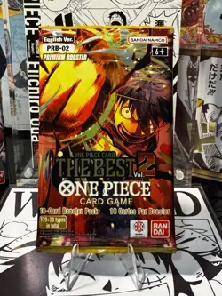 Bandai One Piece Card Game The Best Vol.2 PRB-02 English Booster Pack - Image 1