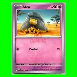 Pokemon Cards | Abra - 063/165 - Non Holo - English - Scarlet & Violet 151 - Image 1