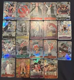 One Piece tcg Card Game 15 Cards Collection Mixed Lot w/ 2 FOILS Included - Image 4