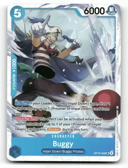 Buggy OP16-048 SR - The Time of Battle Foil - One Piece Card NM/M - Image 1