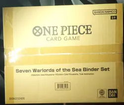 One Piece TCG Seven Warlords of the Sea Binder Set [ENG] Factory SEALED new *MT* - Image 1