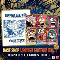 ONE PIECE CARD GAME BASE SHOP LIMITED CARD COLLECTION Vol.1 Japanese SEALED - Image 1