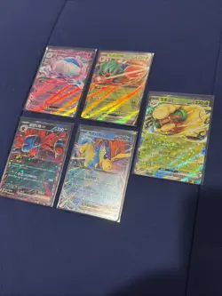 Foreign Pokemon Card Lot 5 Cards - Image 3