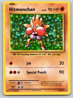 Hitmonchan Holo Rare XY - Evolutions 62/108 NM Pokemon Card TCG - Image 1
