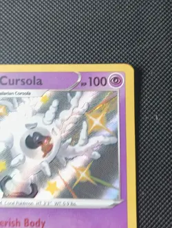 Galarian Cursola SV050/SV122 Shiny Holo Rare Shining Fates Pokemon Card - Image 3