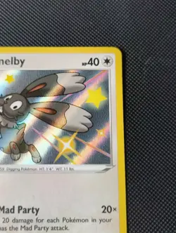 Pokemon - Bunnelby - SV097/SV122 - SWSH Shining Fates - Shiny Vault Card - Image 3