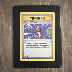 Pokemon Card - Gust of Wind 1st Edition Base Set Shadowless 93/102 - Image 1