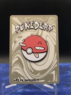 Pokederp Halloween X-ray Blub Holo Oddish 24/36 Custom Derpy Card - Image 2