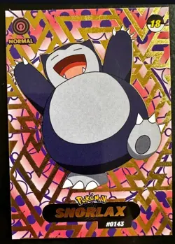 SNORLAX - POKEMON CRYSTAL CARD COLLECTION RARE CCG HIT CARD - Image 1