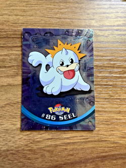 #86 Seel - Pokemon Topps Silver Holo Card - Blue Logo - Image 1