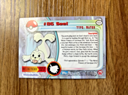 #86 Seel - Pokemon Topps Silver Holo Card - Blue Logo - Image 2