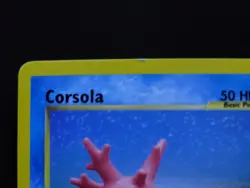 Corsola 37/75 Neo Discovery 1st Edition Pokemon Card Uncommon 2001 WotC LP - Image 3