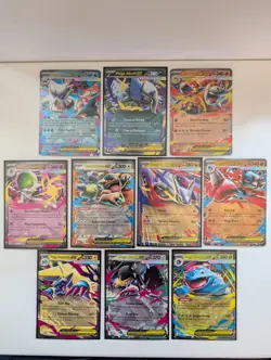 Pokemon Mega Evolution Complete NM Set of EX Double Rare Holos (10 Cards) NM - Image 1