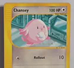 Chansey 69/147 Aquapolis 2003 E-Series E-Reader Vintage Pokemon TCG Card LP - Image 2