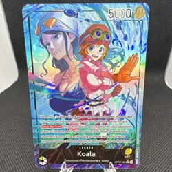 Bandai One Piece Card Game Koala OP12-081 OP-12 Leader Alt Art Holo ENG - Image 1