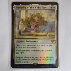 MTG Flowering of the White Tree LTR #15 Foil NM Magic the Gathering - Image 1