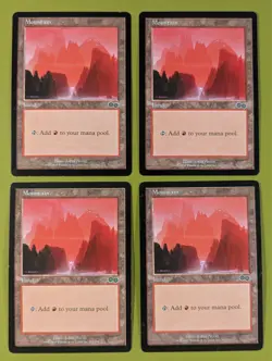 Mountain (343) x4 Urza's Saga 4x Magic the Gathering MTG - Image 1