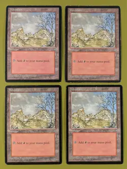 Mountain (341) x4 Ice Age 4x Playset Magic the Gathering MTG - Image 1