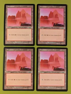 Mountain (346) x4 Urza's Saga 4x Magic the Gathering MTG - Image 1