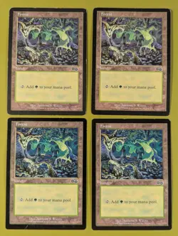 Forest (347) x4 Urza's Saga 4x Playset Magic the Gathering MTG - Image 1