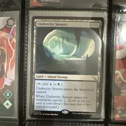 Wizards of the Coast MTG Undercity Sewers MKM Rare Regular Land 270 EN 2024 - Image 1