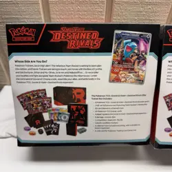 Pokemon TCG Destined Rivals ETB Elite Trainer Box Lot of 3 New Sealed - Image 3