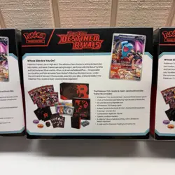 Pokemon TCG Destined Rivals ETB Elite Trainer Box Lot of 3 New Sealed - Image 4