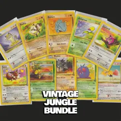Pokemon Jungle Set Bundle 10x Vintage Cards NM/LP 🔥 Pokemon TCG - Image 1