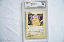 1999 POKEMON GAME 58/102 PIKACHU (YELLOW CHEEKS) GEM MT 10 - Image 1