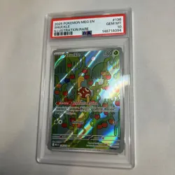 Pokemon TCG Shuckle 136/132 Mega Evolution Illustration Rare PSA 10 - Image 1