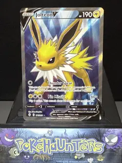 Pokemon Card Jolteon V 177/203 Evolving Skies Rare Holo Near Mint - Image 1