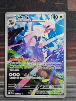 Silvally 095/084 Illustration Rare Pitch Black Pokemon Holo Near Mint - Image 1