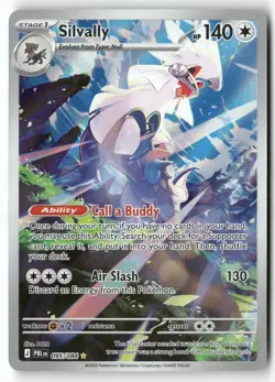 Silvally 095/084 Illustration Rare Pitch Black Pokemon Holo Near Mint - Image 1