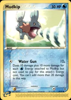 Mudkip 65/97 Regular Common Dragon Pokemon NM - Image 1