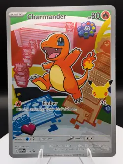 Pokemon TCG: First Partner: Mega MEP 038: Charmander Black Star Promo (NM) - Image 1