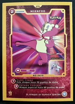 MIENFOO - POKEMON MASTER JOURNEY ELEMENTOS CCG - Image 1