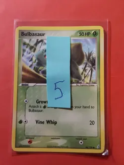 2006 Pokemon EX Crystal Guardians #46 Bulbasaur, C, NF/H, cd5 - Image 3