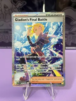 Pokemon TCG English Gladion's Final Battle 118/084 SIR + Silvally 095/084 IR Set - Image 2