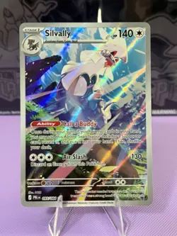 Pokemon TCG English Gladion's Final Battle 118/084 SIR + Silvally 095/084 IR Set - Image 4