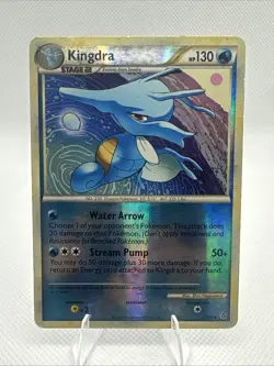 Kingdra 17/95 Rare HGSS Unleashed Pokemon (HP) - Image 1