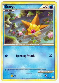 Staryu Common HeartGold SoulSilver 84/123 MP Pokemon TCG - Image 1