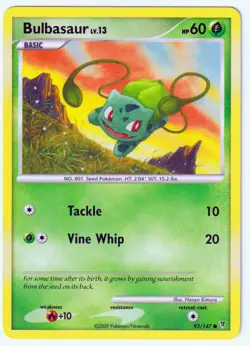 Bulbasaur 93/147 Common Supreme Victors 93 MP Pokemon TCG - Image 1