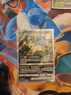 Leafeon VSTAR GG35/GG70 Holo VSTAR Rare Crown Zenith Galarian Gallery Pokemon - Image 1