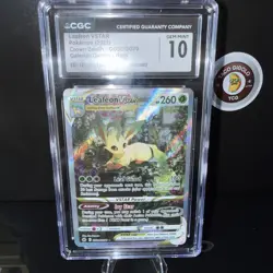 2023 Pokemon Leafeon VSTAR GG35/GG70 Crown Zenith Galarian Gallery CGC10 GemMint - Image 1