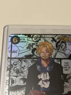 One Piece TCG Carrying on His Will - Sabo OP13-120 SEC Alt Art Parallel ENG - Image 3