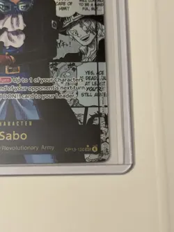 One Piece TCG Carrying on His Will - Sabo OP13-120 SEC Alt Art Parallel ENG - Image 4